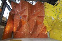 outdoor fixed climbing wall GRP UNIQUE TRIANGLES Walltopia