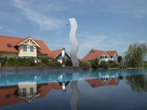 outdoor stainless steel shower WAVE Designerzeit