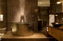 oval two seater bath-tub in stainless steel  Diamond Spas