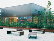 painted wood panel: plywood (for facades) WOODPRIME ALLIN