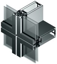 panel curtain wall (metal and glass) MB-SE75 Aluprof S.A