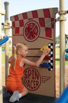 panel for fun activities SPIN RACER  BYO Playground, Inc.