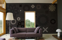 pattern non-woven wallpaper MAXI FOSSILE GAF