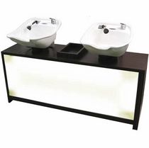 pedestal washbasin for hairdressers BELVEDERE CUSTOM: Q00843 Belvedereco