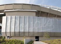 perforated metal sheet facade cladding KAUFFMAN STADIUM Zahner