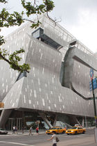 perforated metal sheet facade cladding COOPER UNION Zahner