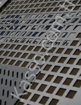 perforated sheet metal panel (square holes) K - 06 Kasso Engineering Limited Co.
