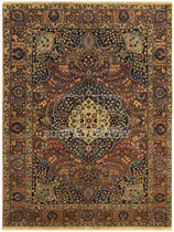 persian floral patterned rug in wool (Tabriz, handmade) ANTIQUE TABRIZ bersanetti giovanni