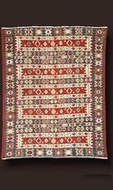 persian kilim rug in wool AL08046 TRIFF
