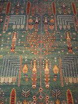 persian motif rug in wool (handmade) TREE-OF-LIFE Torana Carpets