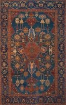 persian motif rug in wool (handmade) TRADITIONAL  Torana Carpets