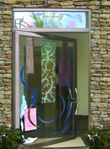 pivot door with offset axis   Panda Windows & Doors 