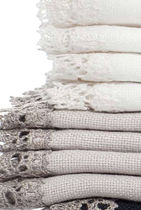 plain linen fabric THEA LACE Himla