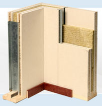 plasterboard rigid acoustic fire-retardant insulation panel (for walls) IW100 Faay Wall and Ceiling Systems 