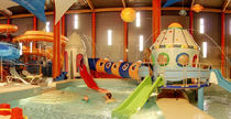 play structure for indoor aquatic-parks SPACESHIP POL -GLASS
