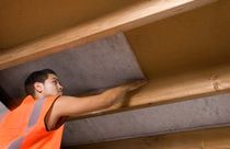 polyester thermal and acoustic insulation panel (made from recycled plastic bottles) NOVAFLOOR INSULPRO