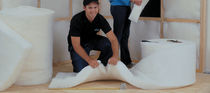 polyester thermal and acoustic insulation panel (made from recycled plastic bottles) ECOTHERM&reg; ECOINSULATION