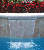 pool waterfall OASIS SAVI Pool and Spa