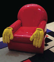 pop art design armchair CARTOON by Andrea Rauch MIRABILI Arte d'Abitare