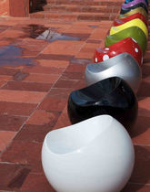 pop art design garden pouf BALL by Finn Stone XL, EXTRA LARGE&reg;, BOOM UTILITY&reg;