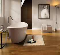 porcelain stoneware floor tile: wood look WOODWAY : IMBUIA ABK
