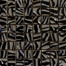 porcelain stoneware mosaic tile SAVANA: SAVANA NERO PLATINO Lifetile