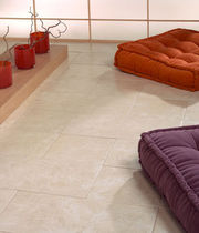 porcelain stoneware tile: marble look CREMA MARFIL CANYON Ceracasa Ceramica