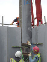 precast concrete facade panel VERTICAL ELEMENTS H + H