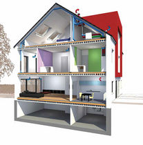 precast reinforced concrete hollow core deck slab BRESPA&reg;-L&Uuml;FTUNGSDECKE DW Systembau