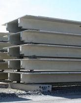 precast reinforced concrete slab CARBONCAST&reg; DOUBLE TEE High Concrete