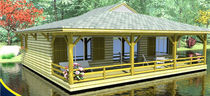 prefab ecological floating house LA LOUISIANE2 BATIFLO