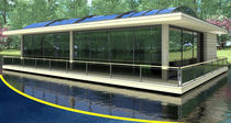prefab ecological floating house LA JACINTHE BATIFLO