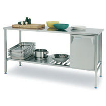 prep table with storage flat-pack Hackman