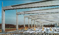 prestressed concrete double tee roof slab TOIDAL Ronveaux B&acirc;timent