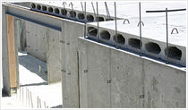 prestressed concrete hollow core deck slab SPAN DECK&reg; Hanson structural porecast