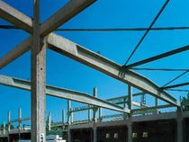 prestressed concrete variable depth beam  Ronveaux B&acirc;timent