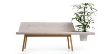 public bench with integrated planter 031 LIN by Leif.designpark DE LA ESPADA