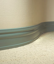 PVC baseboard (FloorScore&reg; certified, low VOC emissions) VISUELL&Eacute;&reg; Roppe Corporation