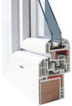PVC double glazed casement window CHANGE H 280 HAAS HOCO ITALIA