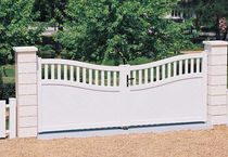 PVC entrance gate cadre int&eacute;gr&eacute; Deceuninck