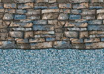 PVC pool liner NATURAL STONE WALL / QUARTZITE FLOOR LEGACY EDITION POOLS