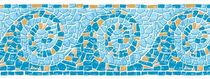 PVC pool liner LIGNE D'EAU OC&Eacute;ANE BLEU DEL