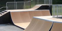 quarter pipe for skatepark STEALTH-07 World Skate Parks