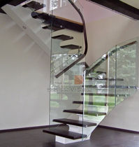railing with glass panels STIF AMM Dizains