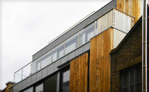 railing with glass panels  Toughglaze