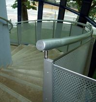 railing with perforated sheet MARCONI DISTRICT ALUSCALAE
