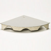 raised access floor panel in steel finish FS  CAMINO Modular Systems Inc