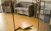 raised access floor panel in wood finish  Speedline Raised Access Flooring Systems