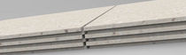 raised access floor panel in calcium sulphate plus Weiss