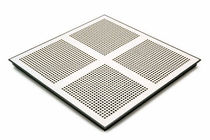 raised access floor panel in perforated steel PERFORATED PANEL Tate Access Floors
